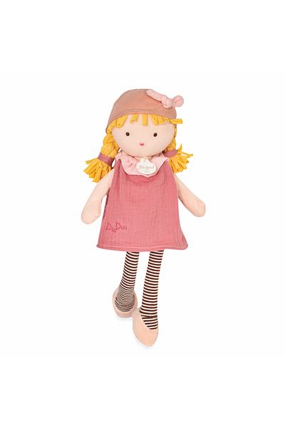 JOLIJOU Papusa Eva, 30 cm, material textil, roz