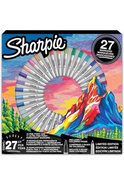 Sharpie Fine Permanent Marker Mountain - Box of 27 -2205231
