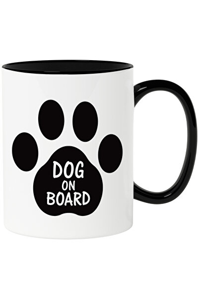 StoryGift Romania Cana pentru cei care au un caine la bord cu Maner Negru, Cu...