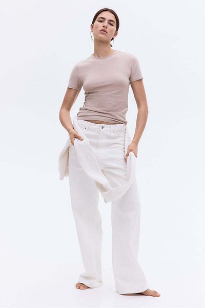 H&M Fitted T-shirt