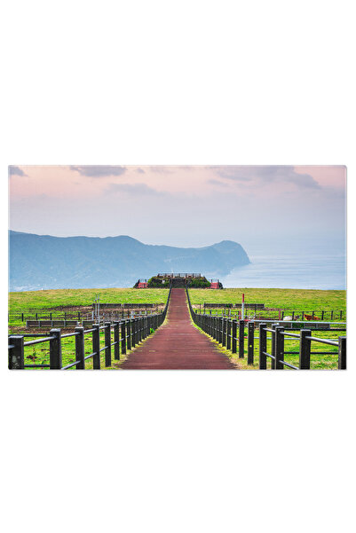 StoryGift Romania Tablou Canvas: Insule Asiatice, Port Si Natura Luxurianta - Arhipelag, Verde, Harbor, Autostrad