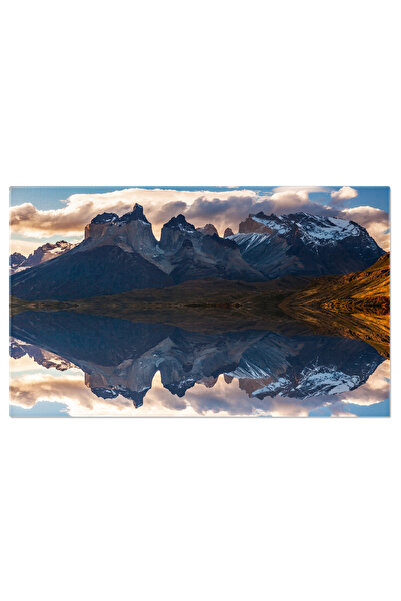 StoryGift Romania Tablou Canvas 140 x 90CM Torres del Paine, Chile - Cuernos ...