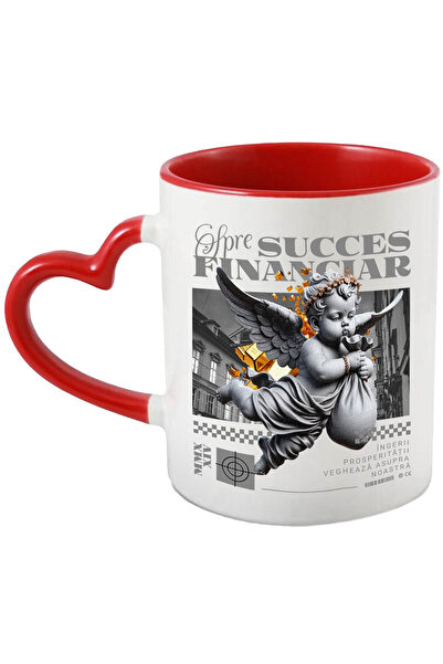 StoryGift Romania Cana Cu Inger Cu Sac De Bani In Zbor, Statuie, Text Spre Su...