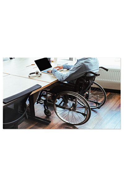 StoryGift Romania Tablou Canvas Egalitate Si Tehnologie Angajat It Cu Dizabil...