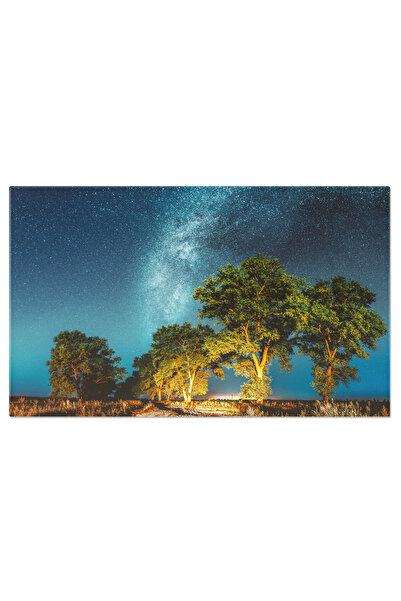 StoryGift Romania Tablou Canvas - Cerul De August, Stele Stralucitoare, Panorama Noptii: Night Sky, Starlight, Et