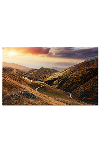 StoryGift Romania Tablou Canvas - Frumusete Naturala In Georgia - Peisaje Toamnale La Munte