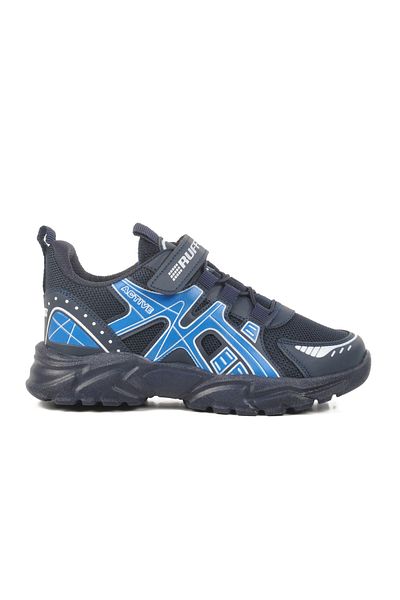 Aspor Navy Blue Velcro Boys' Sports Shoes