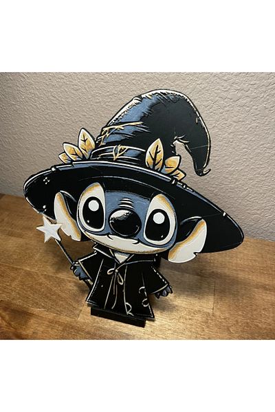 Modellio3D Cute Sorcerer Stitch Poster