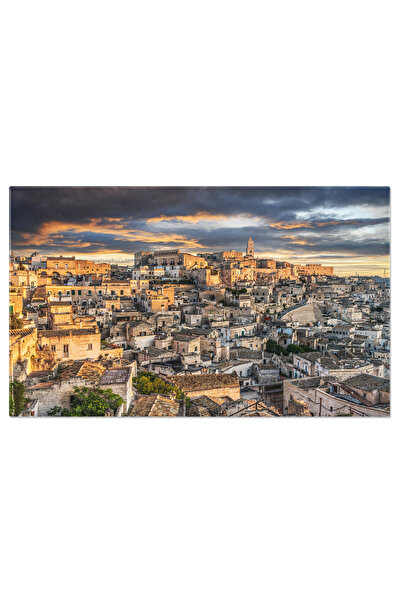 StoryGift Romania Tablou Canvas - Peisaj Italian Din Basilicata, Arhitectura ...