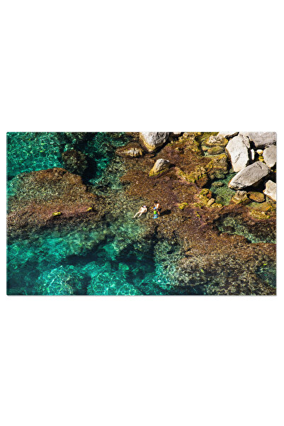 StoryGift Romania Tablou Canvas: Escapada In Mediterana, Inot Romantic In Ape...