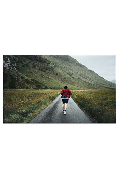 StoryGift Romania Tablou Canvas: Aventura Si Jogging In Highlands - Omul Si C...