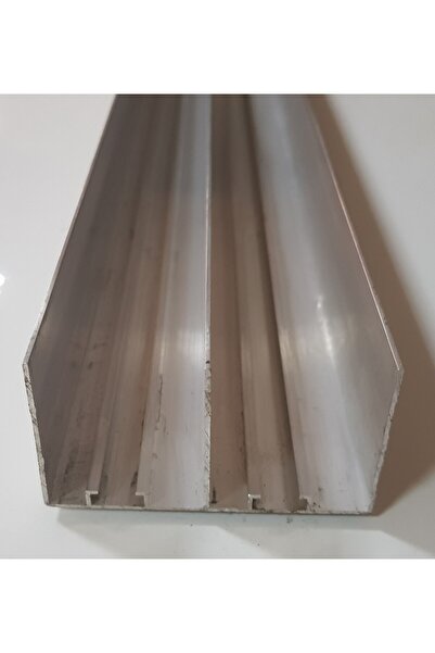 NSP ALÜMİNYUM PROFİL SÜRME KAPAK RAYI FRENLİ ÜST RAY 250CM