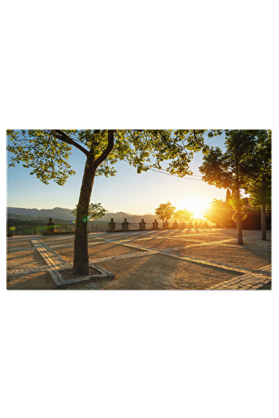 StoryGift Romania Tablou Canvas Parcul Alameda Del Tajo La Apus, Ronda, Andal...