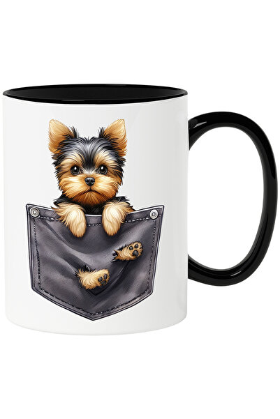 StoryGift Romania Cana cu un catel blanos de talie mica | ilustratie | a rupt...