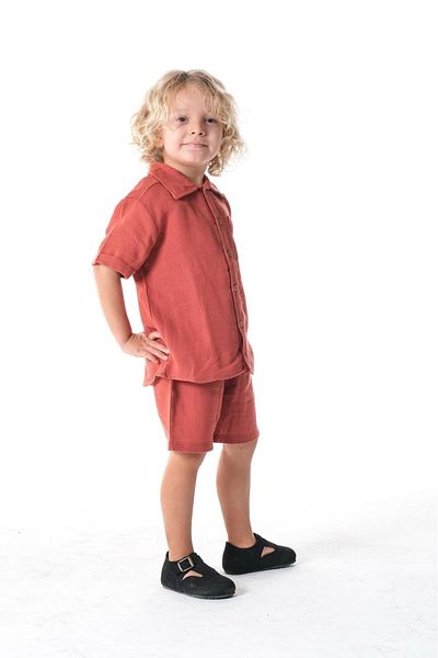 PaytoKids Linen Shorts Set