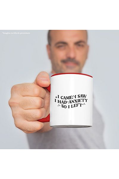 StoryGift Romania Mug for people who have had anxiety - not very good health with M, Cu, STG.
