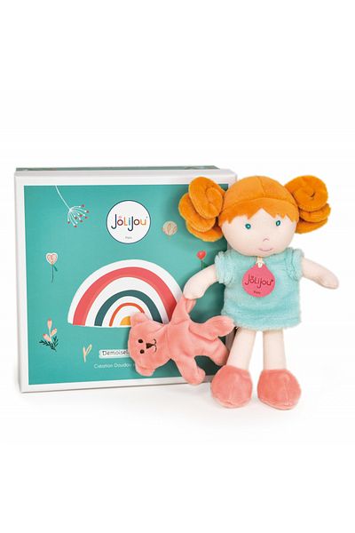 JOLIJOU Papusa din plus - Menthe, 21 cm, bleu