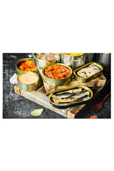 StoryGift Romania Tablou Canvas Diverse Conservate Deschise Pe Un Fund De Lemn In 2021 Variatie Gustoasa De Produ