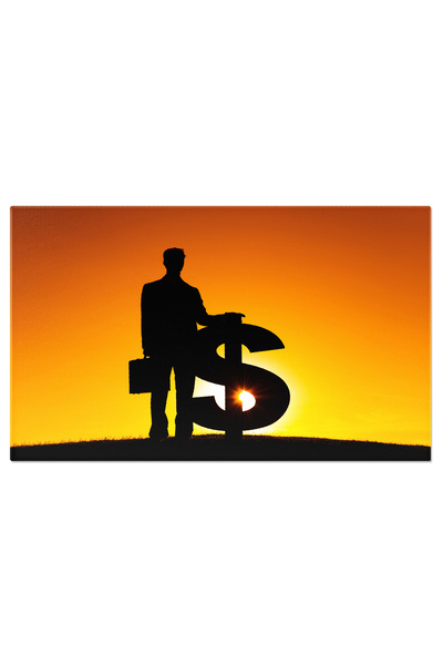 StoryGift Romania Tablou Canvas - Aspiratii Financiare: Bancher, Investitii, ...