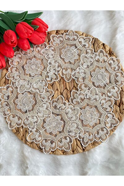 KUMSAL ÇEYİZ 6 adet sunumluk peçete kokteyl peçete kahve yanı sunum peçetesi