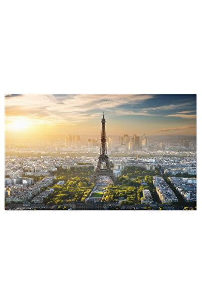 StoryGift Romania Tablou Canvas Peisaj De Iarna Cu Padure Si Munti Aerian, Ia...