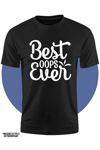 StoryGift Romania Tricou Copii Cu Textul In Engleza "best Oops Ever" - Cea Mai Tare "greseala" Dintotdeauna