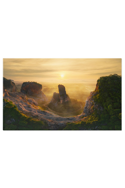 StoryGift Romania Tablou Canvas Exploreaza Misterele Padurii Cu Ceata Escapad...