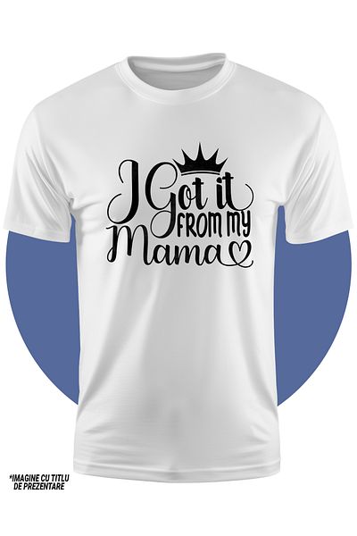 StoryGift Romania Tricou Copii Pentru Cei Care Se Mandresc Cu Trasaturile Mostenite De La Mama Cu Mesaj In E