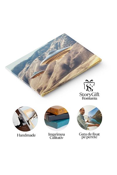StoryGift Romania Canvas Painting Unidentified Flying Object (UFO) In 2021 Imagination And Science Fiction Intro I