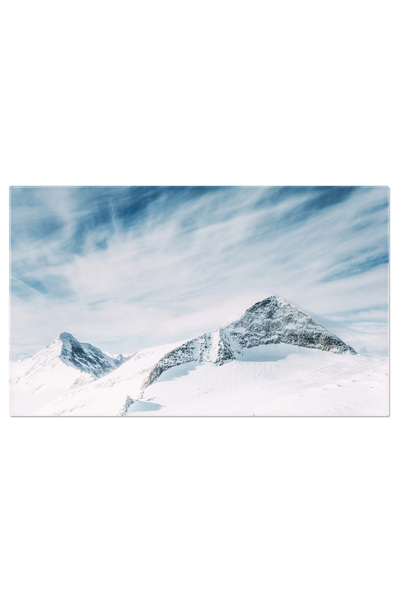 StoryGift Romania Tablou Canvas: Peisaj Iarna In Muntii Involburati - Admirarea Frumusetii Naturale In Tihna Munt