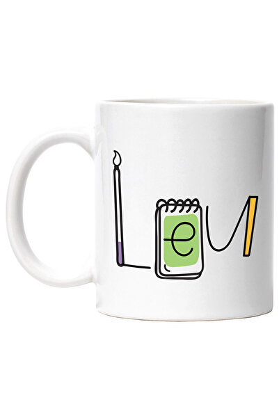 StoryGift Romania Cana Cu Numele Leu, si Mesaj Amuzant, Curios, Sociabil, Gal...