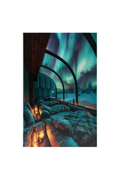 StoryGift Romania Tablou Canvas: Minunatul Dormitor In Camera Cu Vedere Catre...