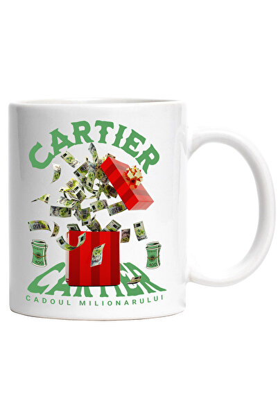 StoryGift Romania _Cartier_ Mug - Millionaire's Gift, 330ml, Ceramic with Whi...
