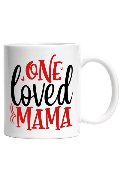 StoryGift Romania Cana pentru o mama iubita si apreciata de intreaga ei familie cu Maner Alb, Cu Maner Alb STG