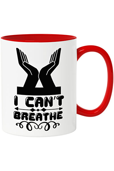 StoryGift Romania Cana cu textul in engleza "I can't breathe" - nu pot respir...