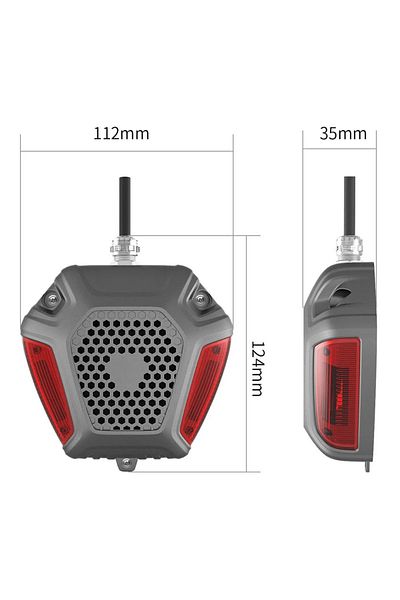 Findit Tir - Truck Blind Spot Warning and Emergency Lighting Device - Without Sensor (Turkish Language) (2818)
