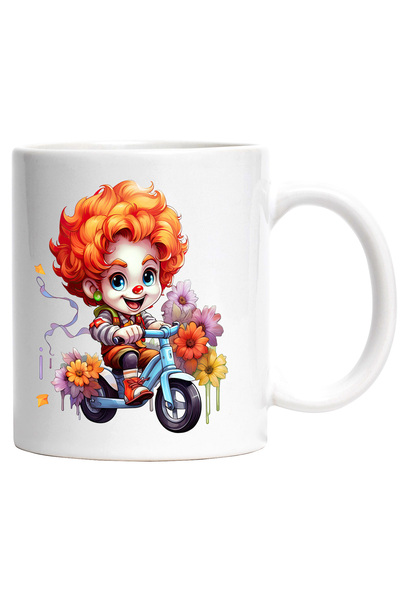 StoryGift Romania Cana cu un baietel clovn care se plimba cu bicicleta | amuz...