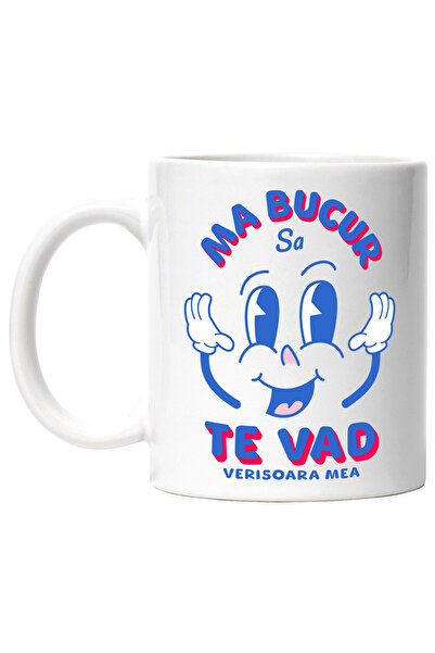 StoryGift Romania Cana cu Chip Vesel Desene Animate Copii Text In Limba Roman...