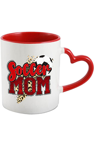StoryGift Romania Cana cu o minge de fotbal cu mesajul "Soccer mom", mama de ...