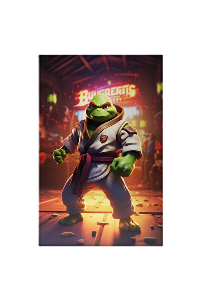 StoryGift Romania Tablou Canvas: Broasca Testoasa Verde Care Practica Karate ...