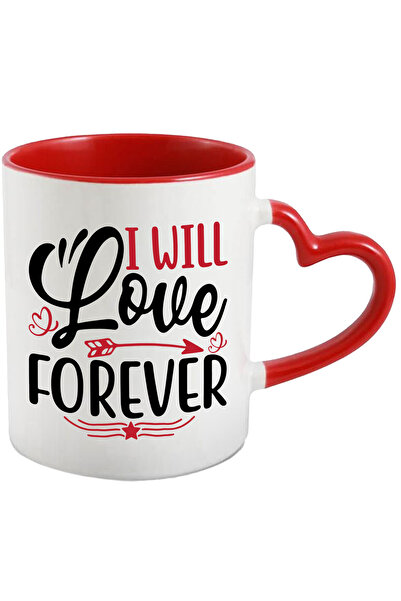 StoryGift Romania Cana pentru cei care iubesc pentru totdeauna cu Maner Inima Rosie, Cu Maner Inima Rosie STG