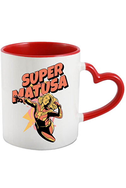StoryGift Romania Cana cu Femeie Super Erou Text Super Matusa Familie Iubire ...