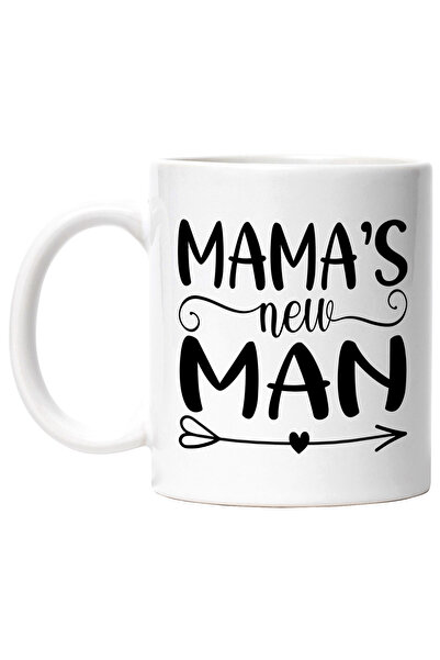 StoryGift Romania Cana pentru "barbatul" nou al mamei - inimioara cu Maner Al...