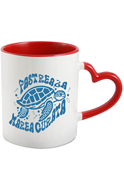 StoryGift Romania Cana pastreaza marea curata poluare broasca testoasa, 330ml...