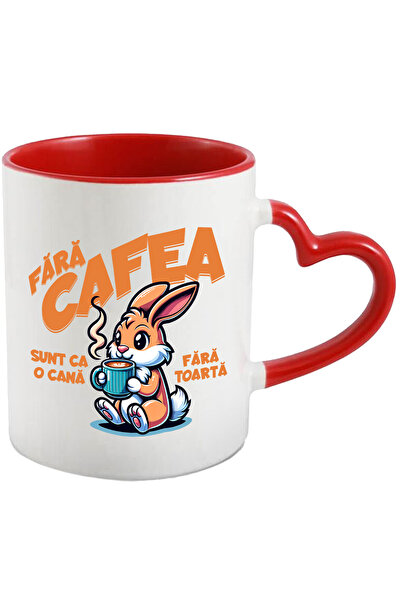 StoryGift Romania Cana Iepure Iubitor de cafea Text fara cafea ca o Cana Fara...