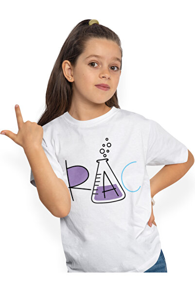 StoryGift Romania Tricou Copii Cu Numele Rac, Scoala, Chimie, Materii, Algebr...