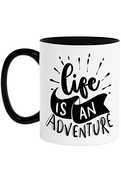 StoryGift Romania Cana cu mesajul in engleza "Life is an adventure" - viata e...