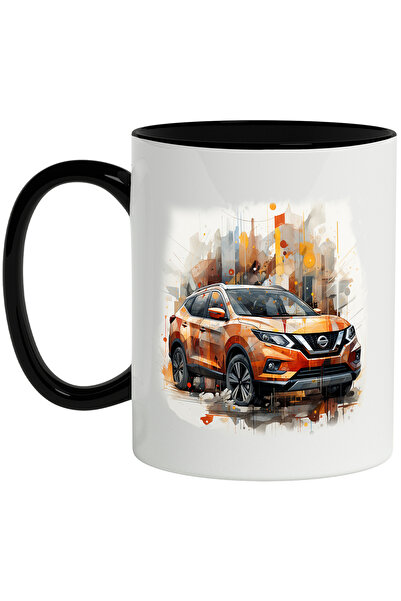 StoryGift Romania Cana Cu Masina, SUV, Nissan X-Trail, Geometric, Abstract, M...
