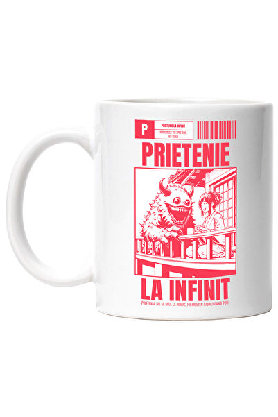 StoryGift Romania Cana Prietenie la infinit monstru si fata mica , 330ml, Cer...