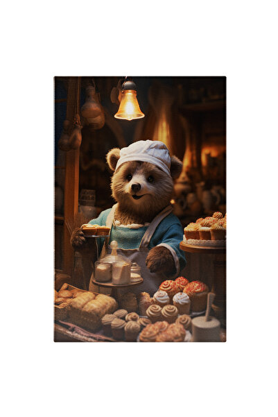 StoryGift Romania Tablou Canvas: Briose Cu Multe Culori Si Bombonele Rosii De...